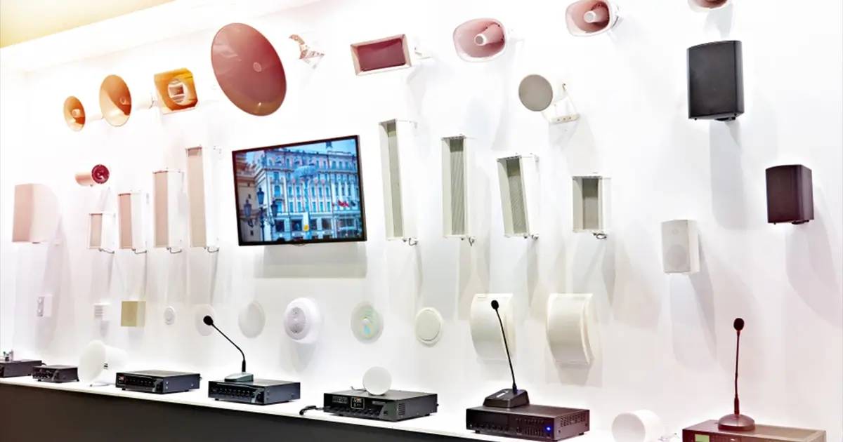 Public Address System Banner Mobile